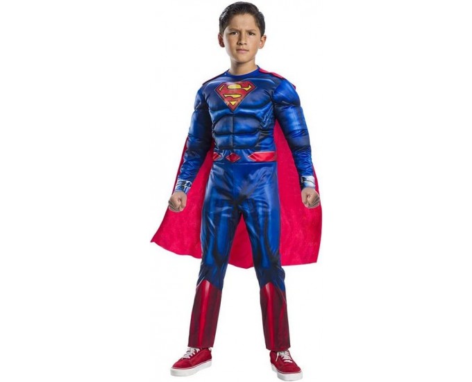 COSTUME SUPERMAN BLACK LINE SIZE L