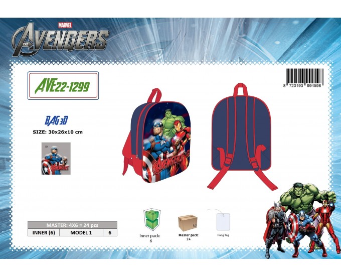 ZAINO AVENGERS 3D