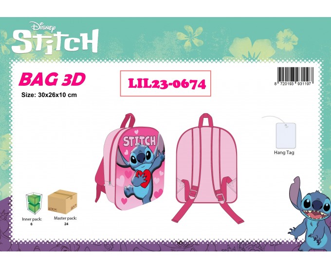 ZAINO STITCH 3D GIRL