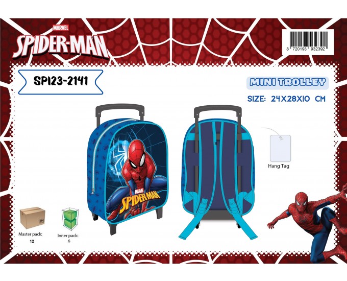 MINI TROLLEY SPIDERMAN