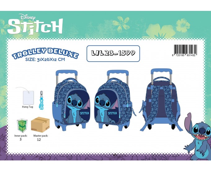 MINI TROLLEY DELUXE STITCH BOY