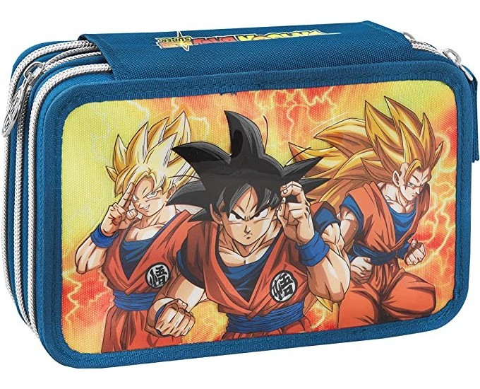 ASTUCCIO 3 ZIP DRAGONBALL