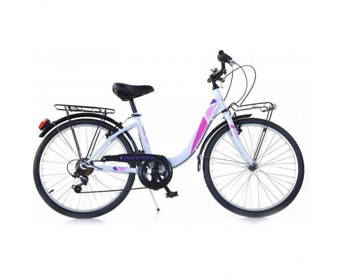 BICICLETTA 24 VENERE 6V BIANCO