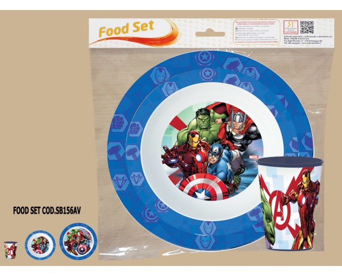 AVENGERS TRIS 3 PZ