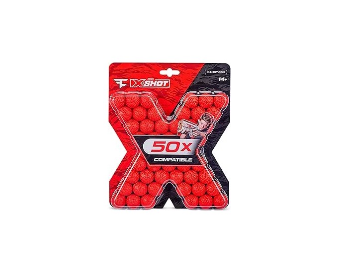 XSHOT TRASPARENTE 50 PALLINE