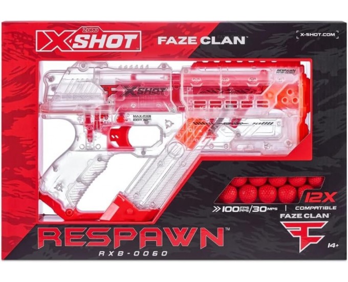 XSHOT TRASPARENTE PISTOLA RESPAWN