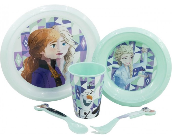 SET PRANZO FROZEN CON BICCHIERE