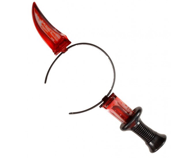 COLTELLO INSANGUINATO CERCHIETTO