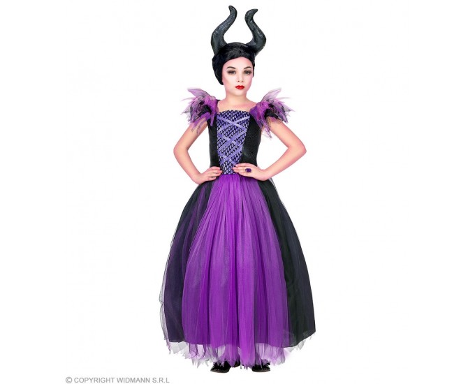 COSTUME MALEFICA TAGLIA 4-5 ANNI