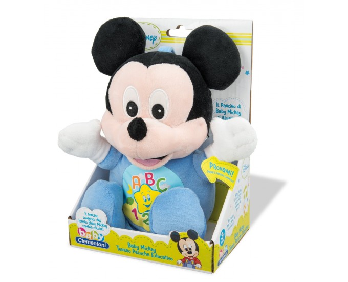 TOPOLINO TENERO PELUCHE LUMINOSO