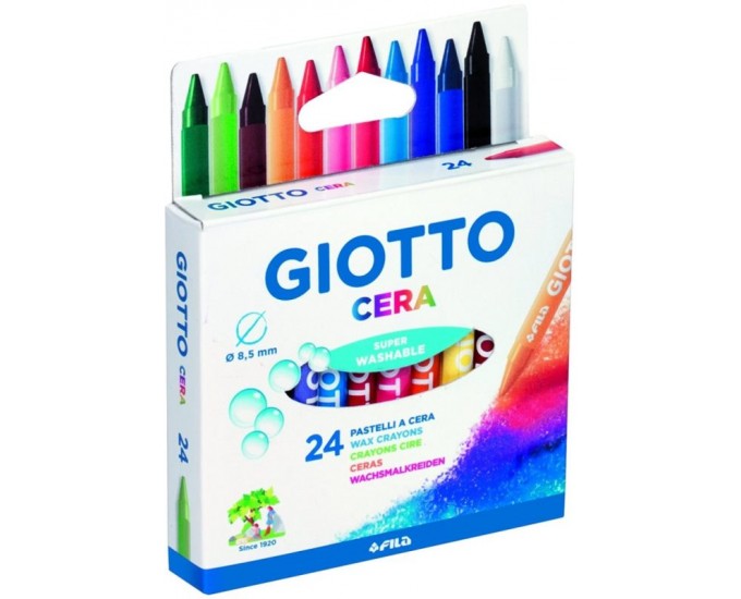 GIOTTO 24 PASTELLI A CERA