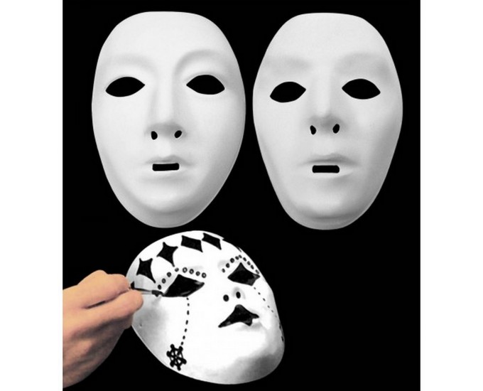 MASCHERA DA DIPINGERE IN PLASTICA