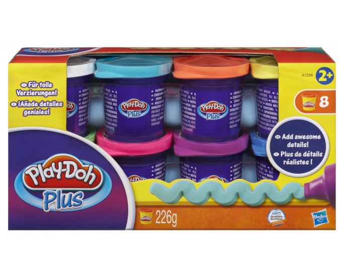 PLAYDOH PLUS 8 VASETTI PLUS