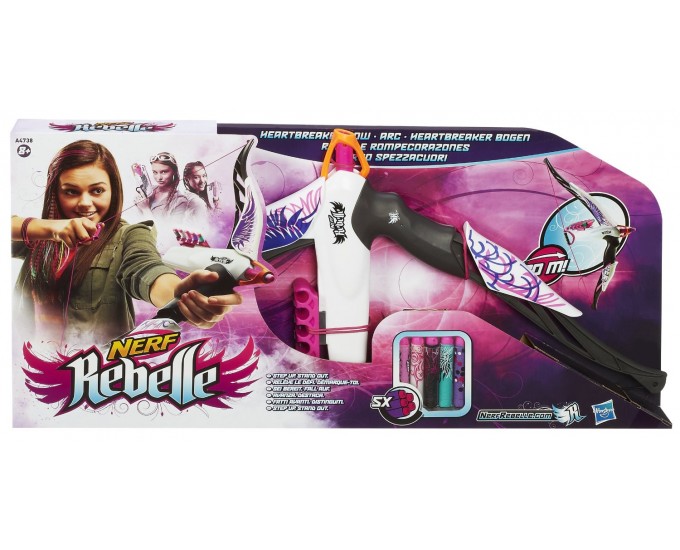 NERF REBELLE HEARTBREAKER BOW ASST.