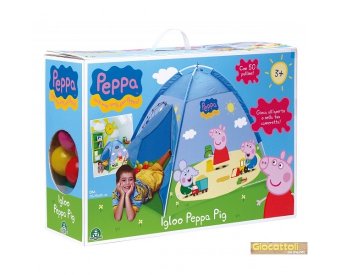 TENDA IGLOO PEPPA PIG 50 PALLE