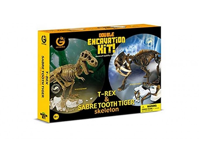 DOPPIO KIT SCOPRI T-REX/SABRE TOOTH