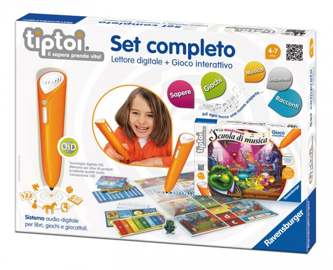 TIPTOI SET COMPLETO GIOCO MUSICA