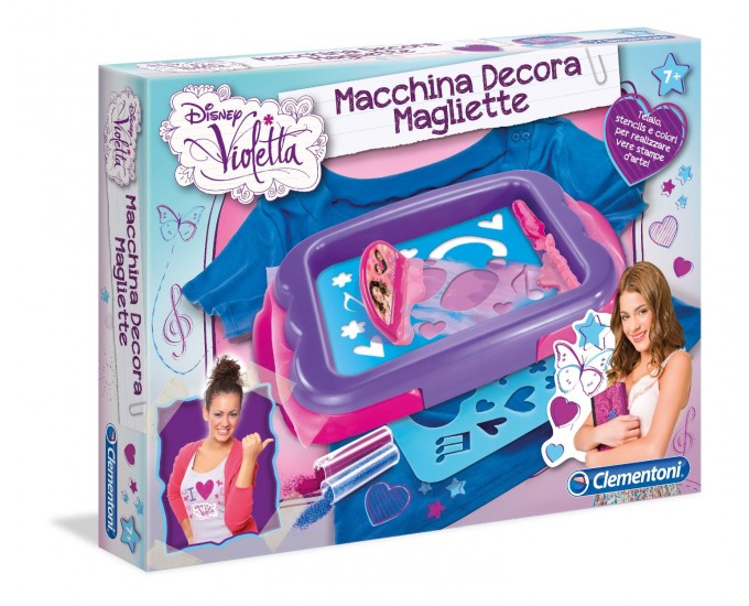 VIOLETTA MACCHINA DECORA MAGLIETTE