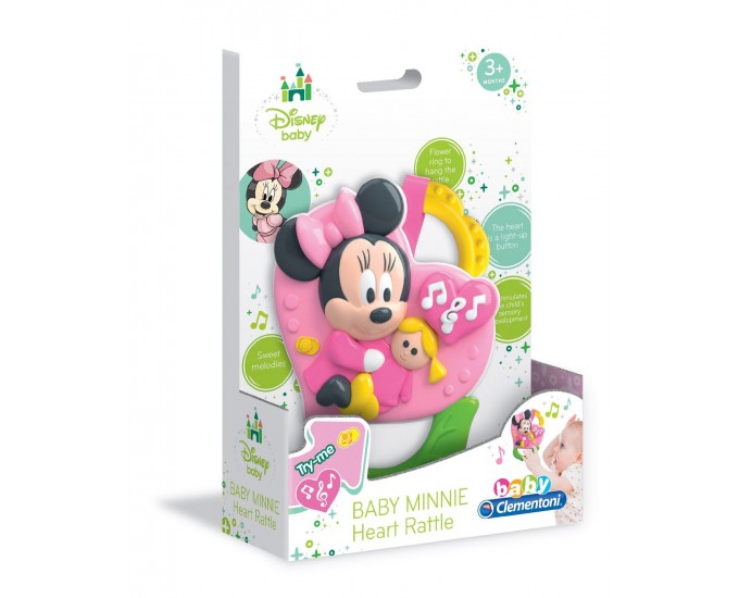 MINNIE HEART RATTLE