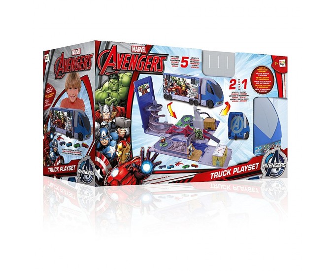 AVENGERS CAMION C/MEZZI PLAYSET