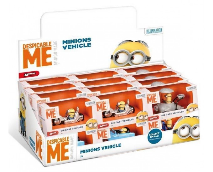 MINIONS VEICOLI 1/43 ASS.