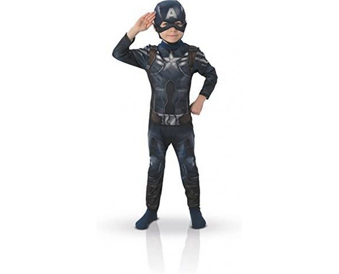COSTUME CAPITAN AMERICA 3-4 ANNI