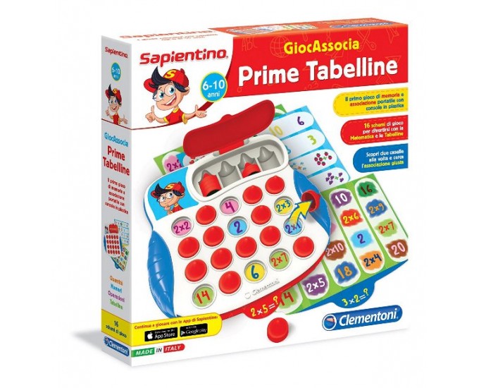 GIOCASSOCIA PRIME TABELLINE