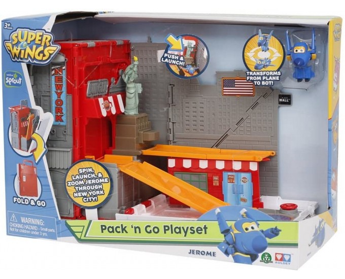 SUPERWINGS PLAYSET PACK & GO AVVEN