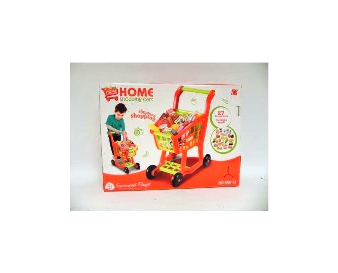 CARRELLO SUPERMARKET C/ACCESSORI