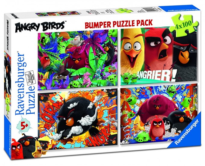 PUZZLE 4X100 ANGRY BIRDS