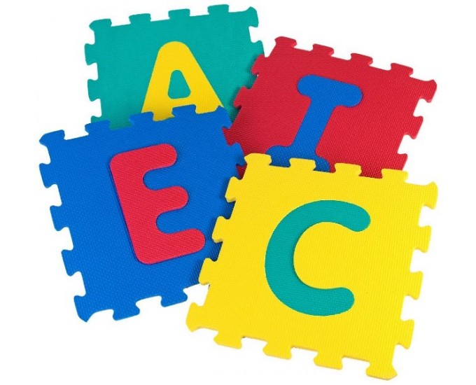 PUZZLE LETTERE 5PZ 10MM 32X32