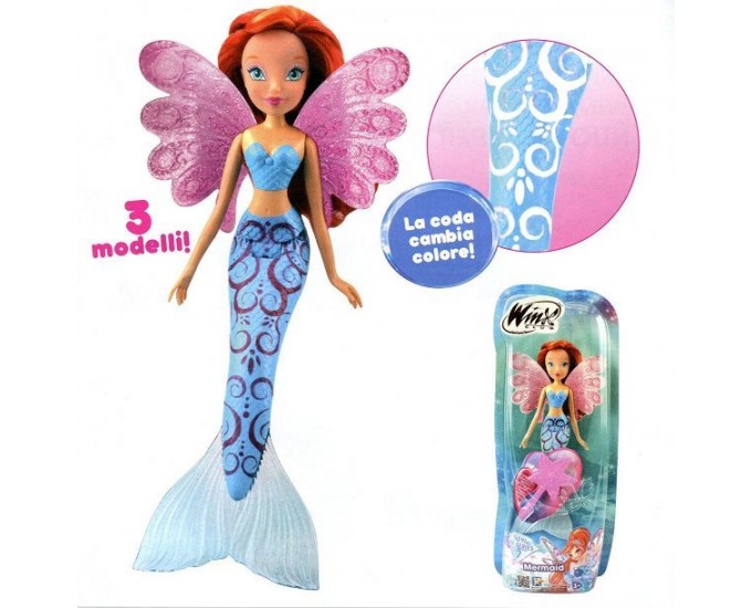 WINX FAIRY MERMAID CAMBIA COL.
