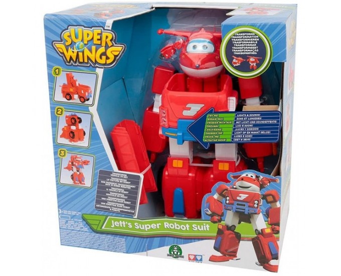 SUPERWINGS VEICOLO ROBOT JETT DX