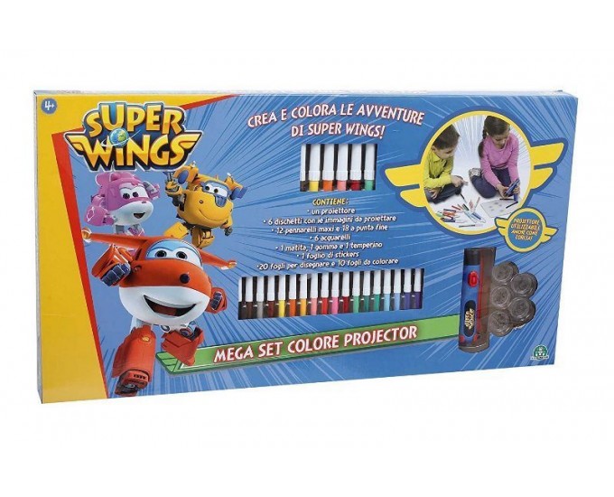 SUPERWINGS MEGA SET COLORE PROJECTO