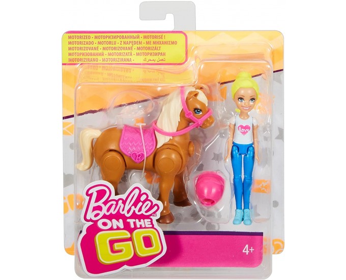 BARBIE PARTI E VIA C/PONY ASS.TO