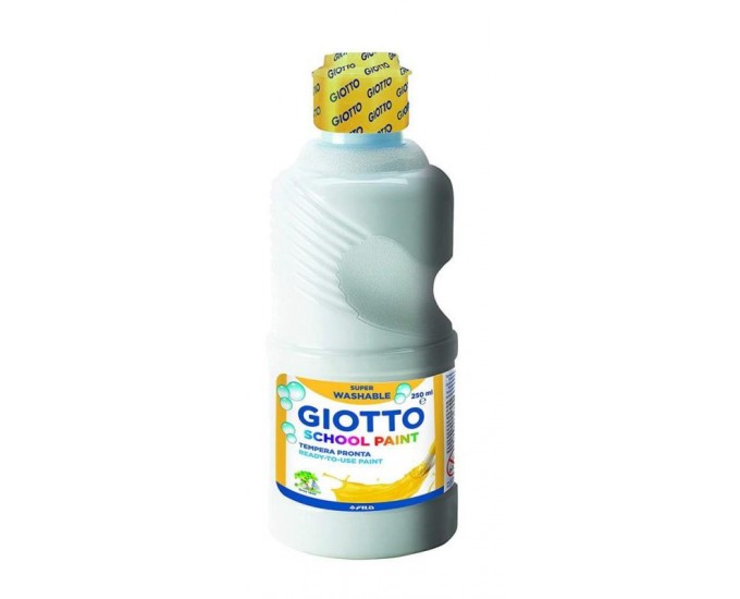 GIOTTO SCHOOL PAINT 250ML BIANCO
