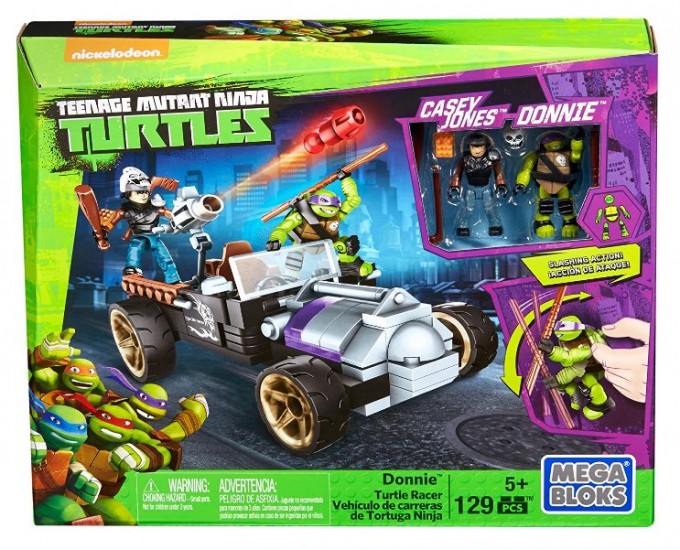 MEGA B.TURTLES DONNIE TURTLE RACER