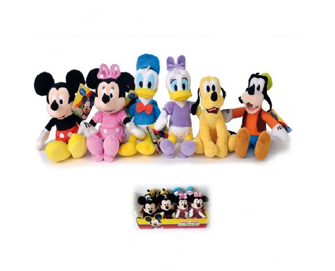 PELUCHE TOPOLINO E FRIENDS 18CM 12P