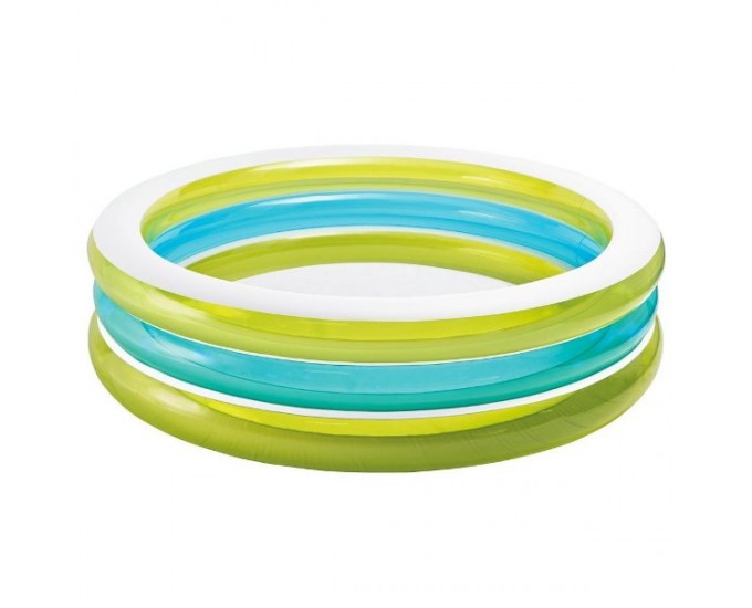 PISCINA 3 ANELLI TRASPARENTE CM 203