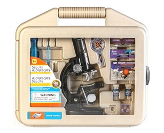 SET VALIGIA MICROSCOPIO METALLO
