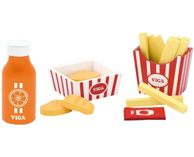 SET FAST FOOD LEGNO