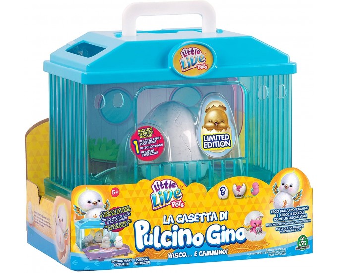 LIVE PETS PULCINO GINO C/CASETTA