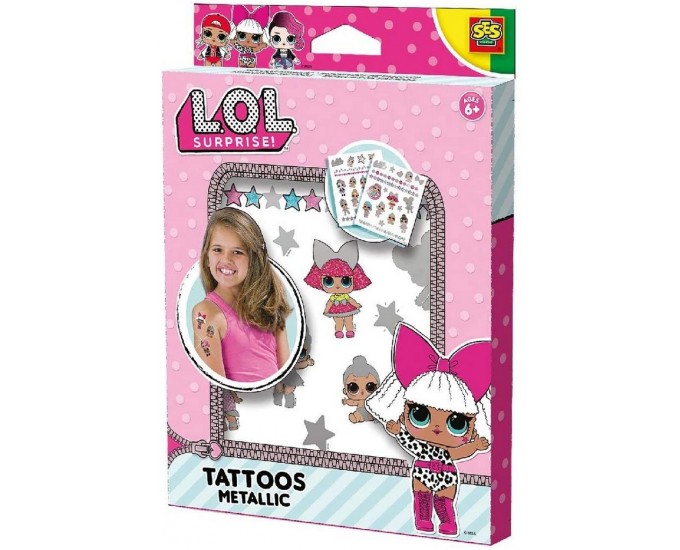 LOL TATOOS METALLIC