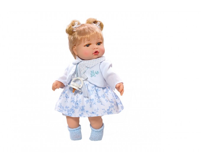 BAMBOLOTTO AZZURRO 28CM C/VOCE