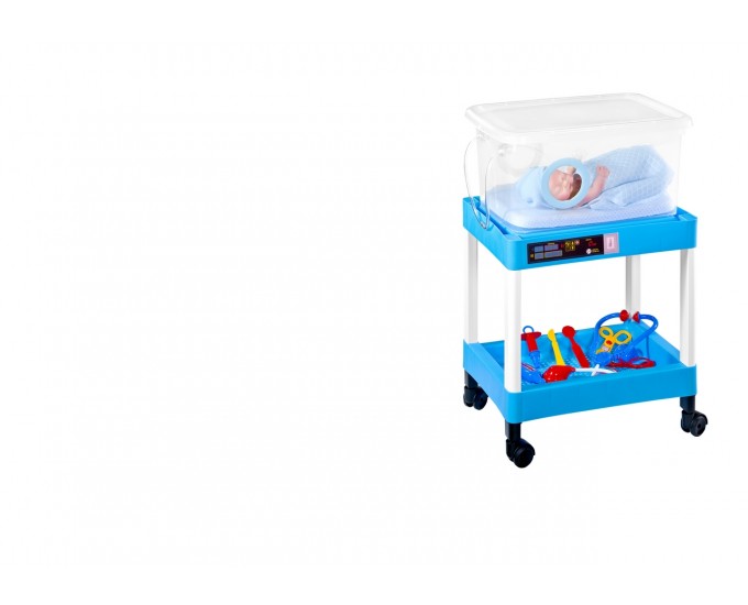 BAMBINO INCUBATRICE AZZURRO 25CM