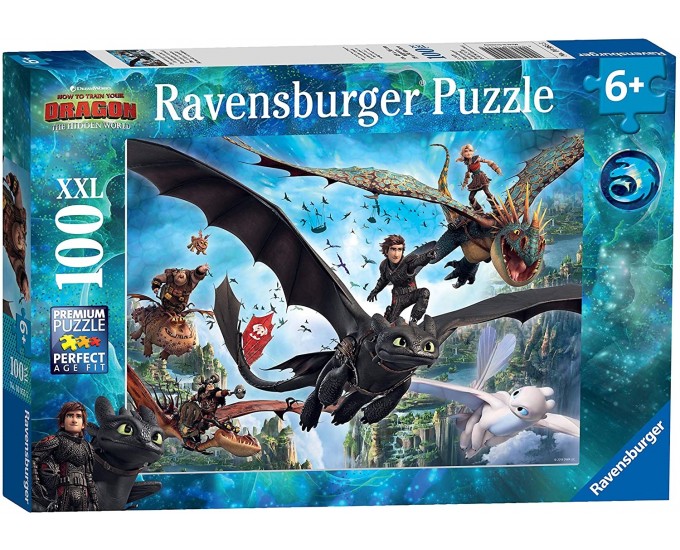 PUZZLE 100 PZ. XXL DRAGONS A