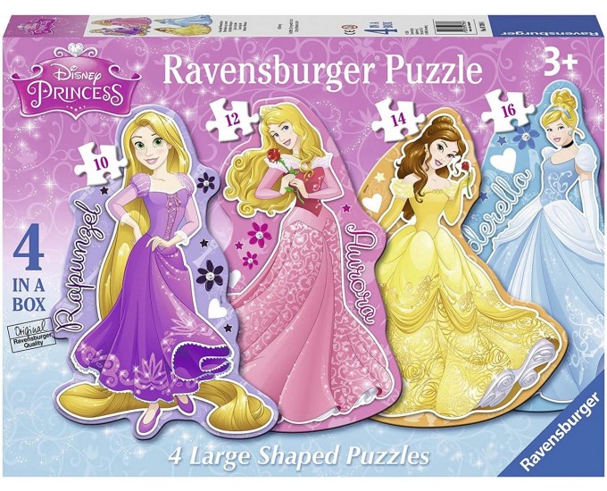 PUZZLE SHAPED 4 INA BOX PRINCIPESSE