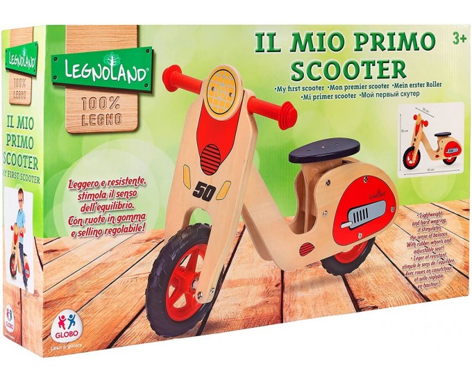 SCOOTER LEGNO C/SELLINO REGOLABILE