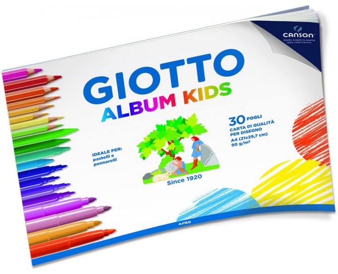 GIOTTO ALBUM DISEGNO A4 30 FG 90G.