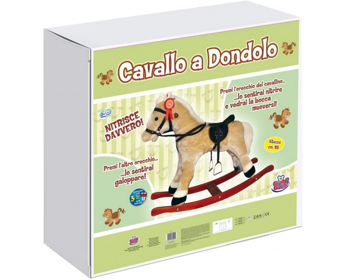 CAVALLO A DONDOLO C/SUONI-MOV.BOCCA